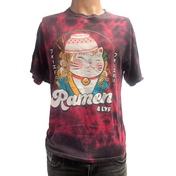 IML Isaac Morris Men's Ramen 4 Lyf Red T-Shirt Size S SKU 1890 - Picture 1 of 5